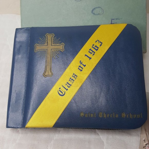 1963 Saint Thecla School Catholic Graduation Autograph Book Blank and Signed - Picture 3 of 11
